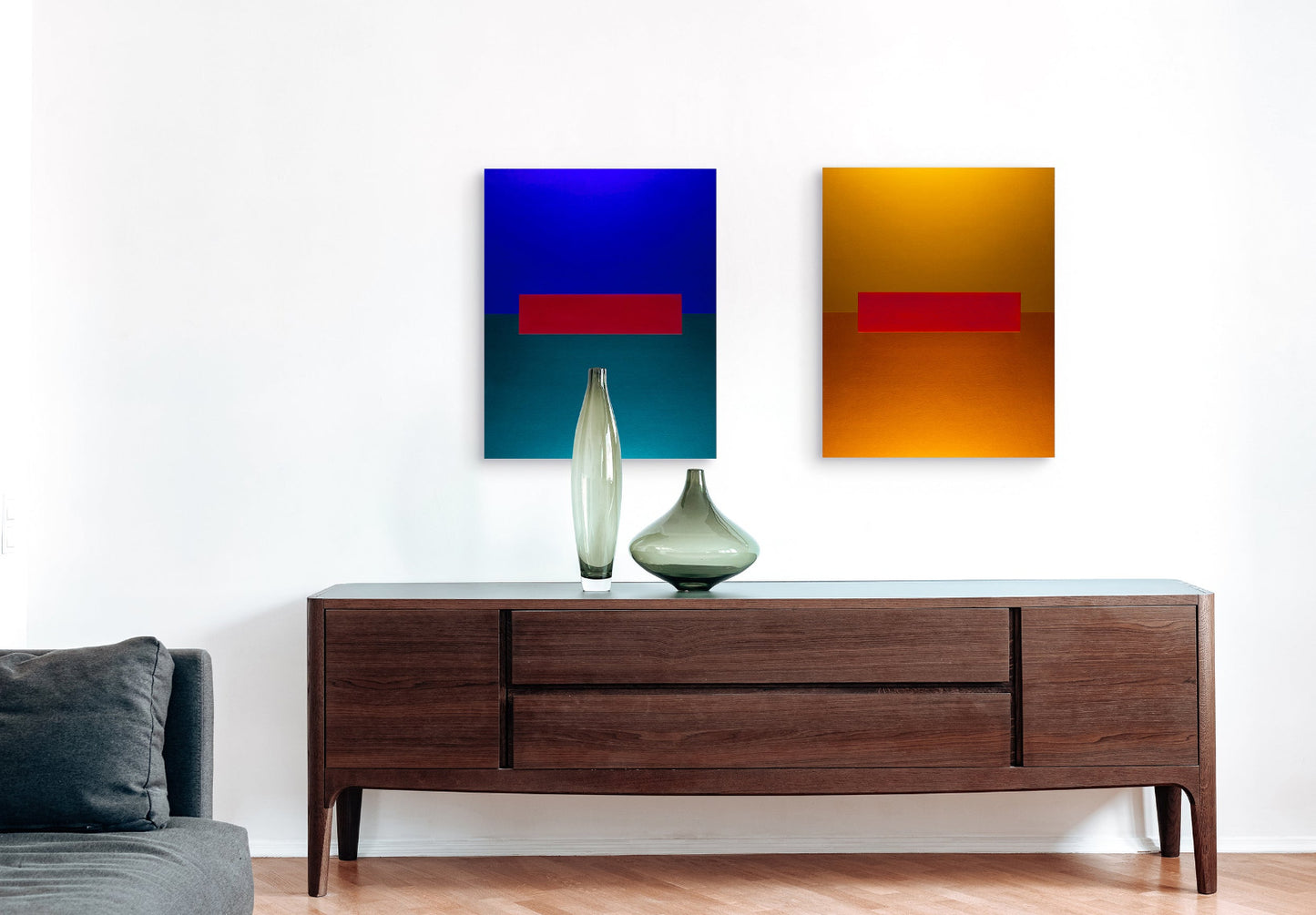 "#101" - Gold and Yellow with Red