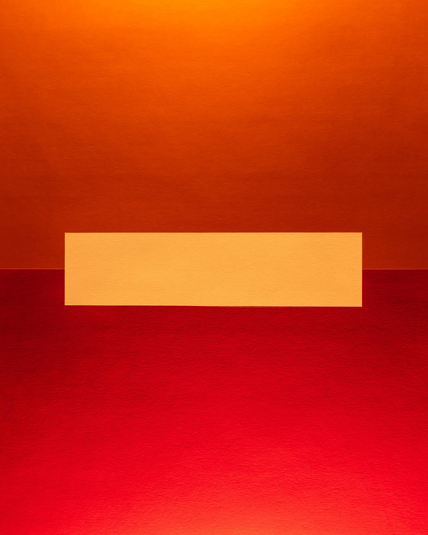 "#109" - Tangerine and Red with Yellow