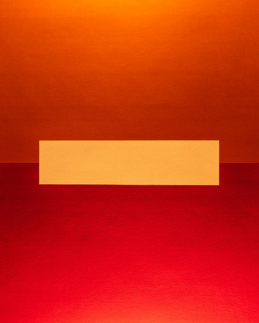 "#109" - Tangerine and Red with Yellow